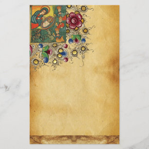 FLORALLE CHRISTMAS PARCHMENT, ANNAHME VON MAGI BRIEFPAPIER