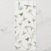 FLORALLE MENÜKARTE (Rückseite)