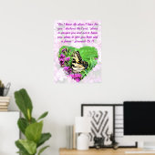 FLORALLE UND BUTTERFLY JEREMIAH 29:11 VERSE POSTER (Heimbüro)