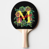FLORALMOMMEN-KUSTOM-SCHREIBEN TISCHTENNIS SCHLÄGER (Rückseite)
