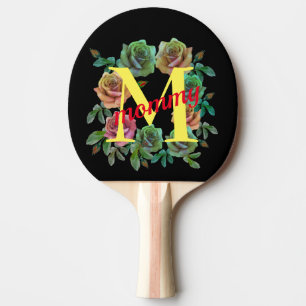 FLORALMOMMEN-KUSTOM-SCHREIBEN TISCHTENNIS SCHLÄGER