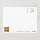 FLORALMONOGRAMM P POSTKARTE (Rückseite)