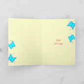 FloralOsterkarte Feiertagskarte (Innenseite)