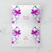 FloralOsterkarte Feiertagskarte (Innenseite)