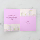 FloralOsterkarte Feiertagskarte (Innenseite)