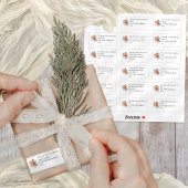 Florals 18 Einzelpersonen Vielen Dank für Ihre Hoc Aufkleber