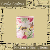 Florals Aquarell Liebe, Hoffnung, Glaube Tasse