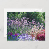 Florals auf der Postkarte des Englischen Gartens (Vorne/Hinten)