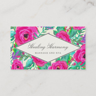 Florals Business Cards Visitenkarte