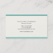 Florals Business Cards Visitenkarte (Rückseite)