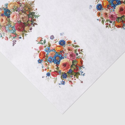 Florals & Butterflies  Seidenpapier (Detail)