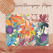 Florals Craft, Decoupage, Seidenpapier