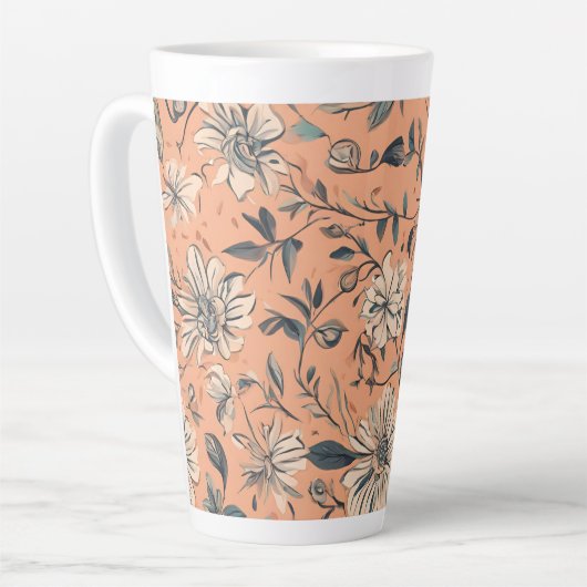 Florals Design groß Milchtasse (Linke Ecke)