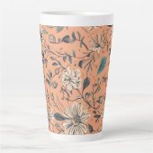 Florals Design groß Milchtasse (Vorderseite)