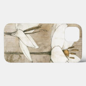 Florals Drawn by Pencil Case-Mate iPhone Hülle (Rückseite (Horizontal))
