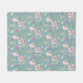 Florals Fleecedecke (Vorderseite (Horizontal))