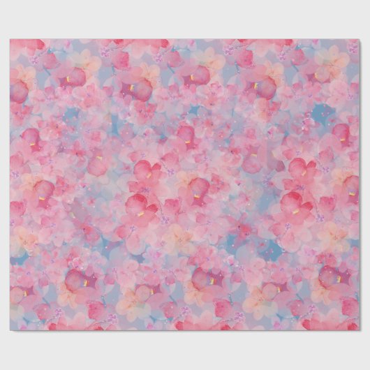 Florals Geschenkpapier (Flach)