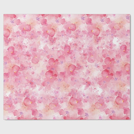 Florals Geschenkpapier (Flach)