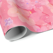 Florals Geschenkpapier (Rolleneckpunkt)