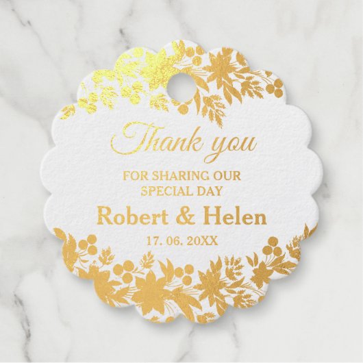 Florals Gift Tags (Vorderseite)