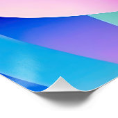Florals in Pastel Poster (Ecke)