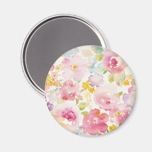 Florals Magnet (Vorderseite/Rückseite)