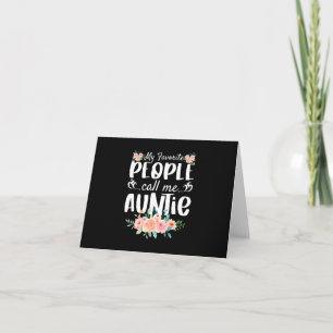 Florals meine Lieblings-Leute nennen mich Tantchen Einladung