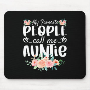 Florals meine Lieblings-Leute nennen mich Tantchen Mousepad