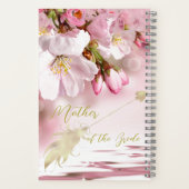 Florals Mother of Bride Personalisiert Notizblock (Rückseite)