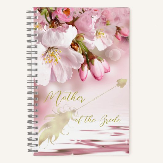 Florals Mother of Bride Personalisiert Notizblock (Vorderseite)