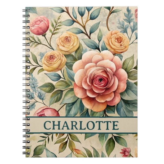 Florals-Notebook Notizblock (Vorderseite)
