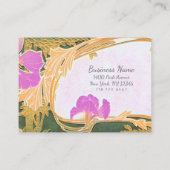 Florals PAPIER, FORMULAR & GRÖSSE OPTIONEN - Groß Visitenkarte (Rückseite)