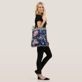 Florals, Polka Dots, Aquarell, Marinehintergrund Tasche (Am Model)