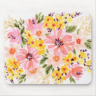 Florals - Spring Bouquet Mouse Pad Mousepad