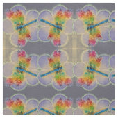 Florals und Dragonflies Stoff (Muster)