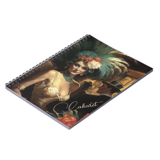 Florals und Feathers Notizblock (Linke Seite)