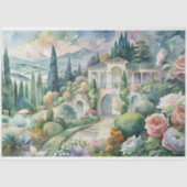 Florals und Villa Decoupage Tissue Paper Seidenpapier (Vorderseite)