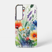 Florals Wildblumen Feminine Trendy Samsung Galaxy Hülle (Rückseite)
