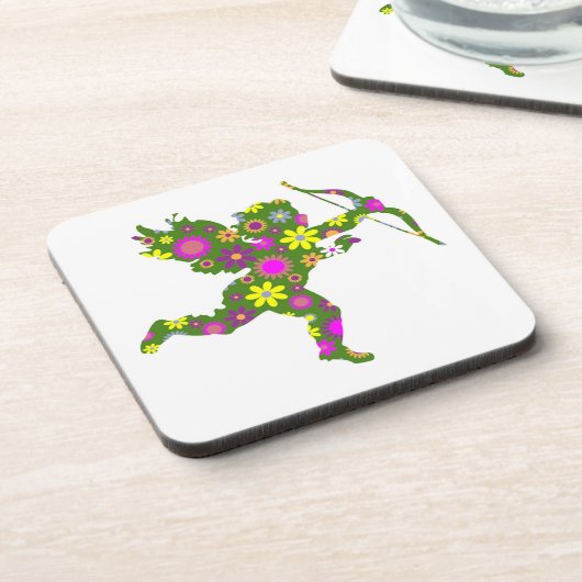 FLORALSCHNEID GETRÄNKEUNTERSETZER (Linke Seite)