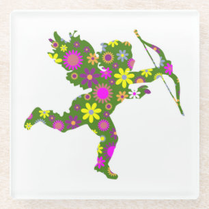 FLORALSCHNEID GLASUNTERSETZER