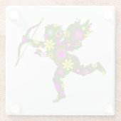 FLORALSCHNEID GLASUNTERSETZER (Rückseite)