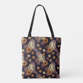 FLORALSKELETON HALLOWEEN TOTE BAG TASCHE (Rückseite)
