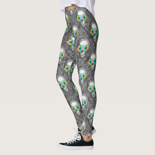 FLORALSKULL LEGGINGS (Links)