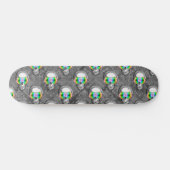 FLORALSKULL SKATEBOARD (Horizontal)