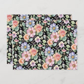 Floralv Postkarte (Vorne/Hinten)