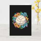 FLORALVOLLEYBALL KARTE (Gelbe Blume)