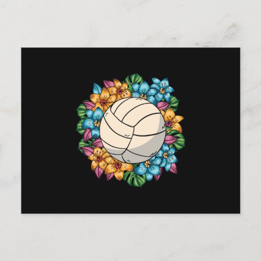 FLORALVOLLEYBALL POSTKARTE (Vorderseite)