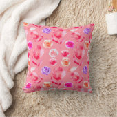 FLORALWASSERFARBROSE DURCH PILLOW KISSEN (Decke)