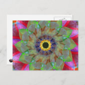 Floramoeba Gold Postkarte (Vorne/Hinten)