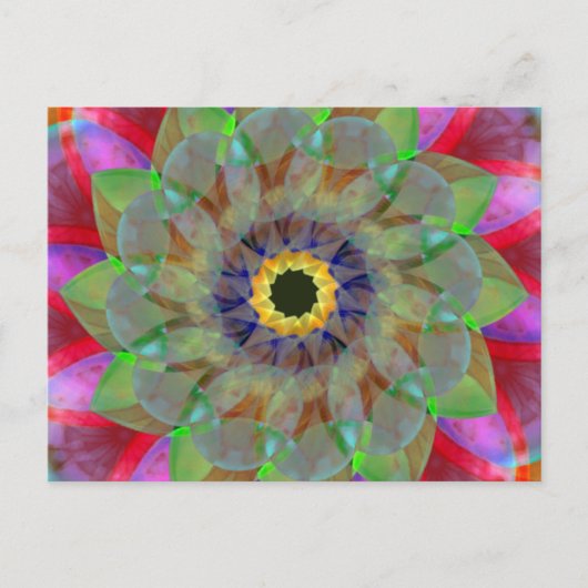 Floramoeba Gold Postkarte (Vorderseite)